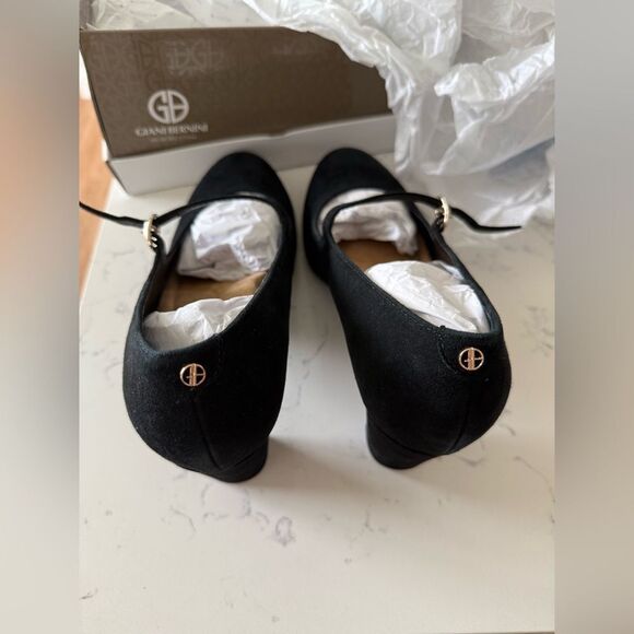 GIANI BERNINI Black Elegant Black Mary Jane Heels NWOT Size 10 - Picture 10 of 12